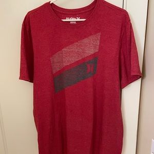 Hurley Short sleeve T shirt Red XL